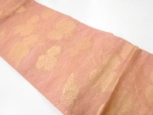 アンティーク　 紗 蔦の葉に実模様織出し袋帯（材料）